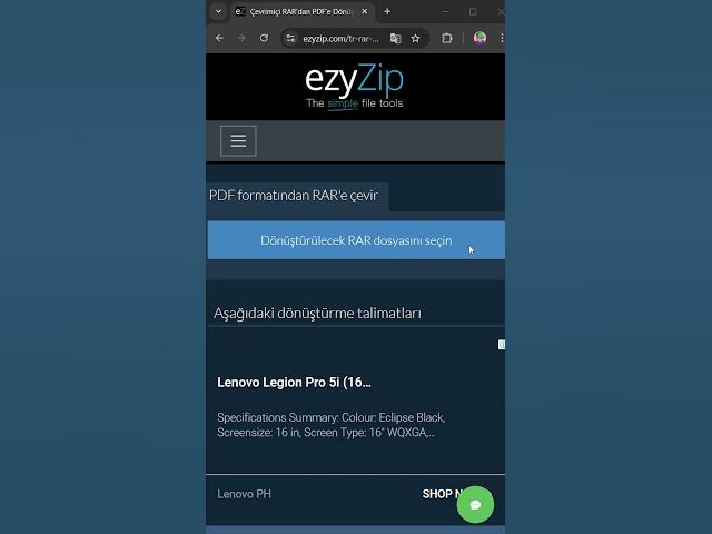 Video thumbnail for 📦 Tarayıcınızda RAR Dosyalarını PDF'ye Dönüştürün | Yazılım Kurulumu Gerekmez
