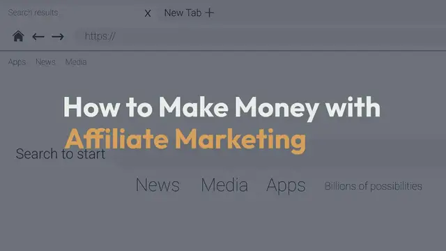 Video thumbnail for How To Make Money With Affiliate Marketing
