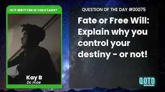 Video thumbnail for Kay B believes manifestation + hard work = free will!