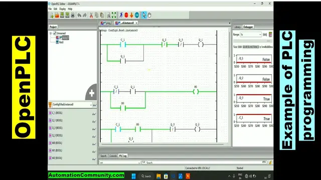 Video thumbnail for Example of basic PLC programming using OpenPLC
