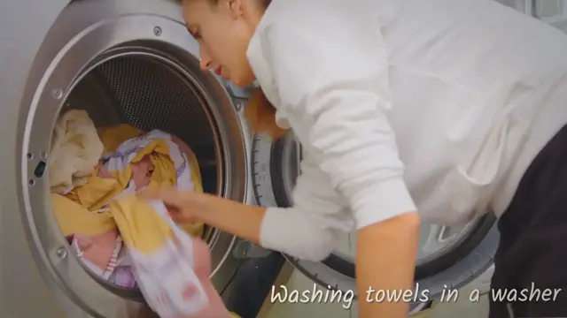 Video thumbnail for HOW TO WASH AND SOFTEN YOUR OLD BATH TOWELS -