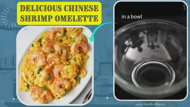 Video thumbnail for Delicious Chinese Shrimp Omelette