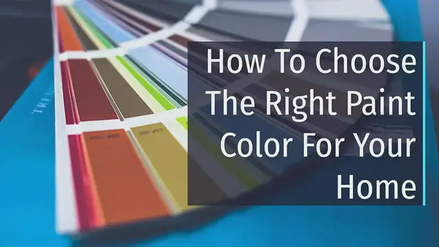'Video thumbnail for How to choose the right paint color for your home'