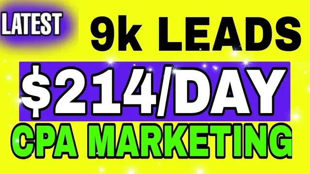 Video thumbnail for CPA Marketing ($214/DAY) Earn Money Online | CPA Marketing Free Traffic Method 2022 (cpagrip)
