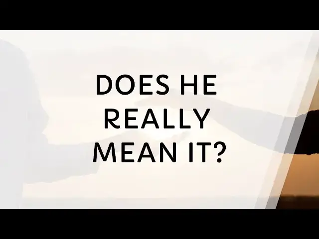 Video thumbnail for He Says He Misses Me: What Does It Really Mean?