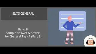 Video thumbnail for Band 8 Sample answer & advice for General Task 1 Part 2