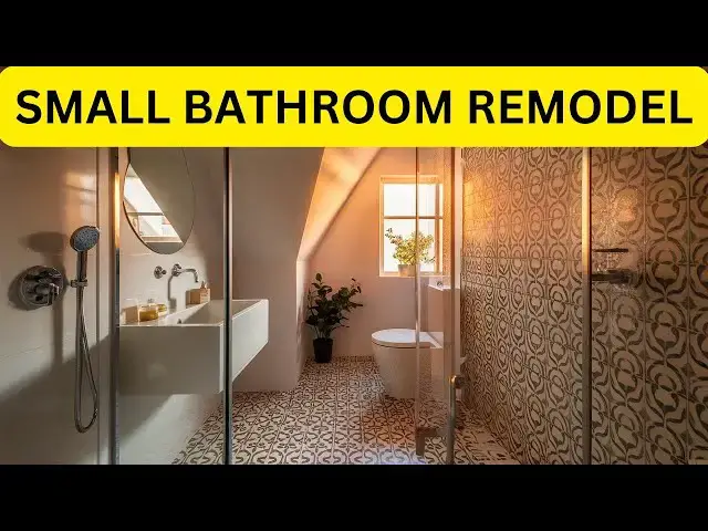 Video thumbnail for Transform Your Small Bathroom Easy Remodel Tips!
