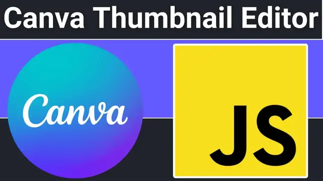 Video thumbnail for Build a Canva Clone Thumbnail Generator Web App in Browser Using FabricJS in HTML5 & Javascript