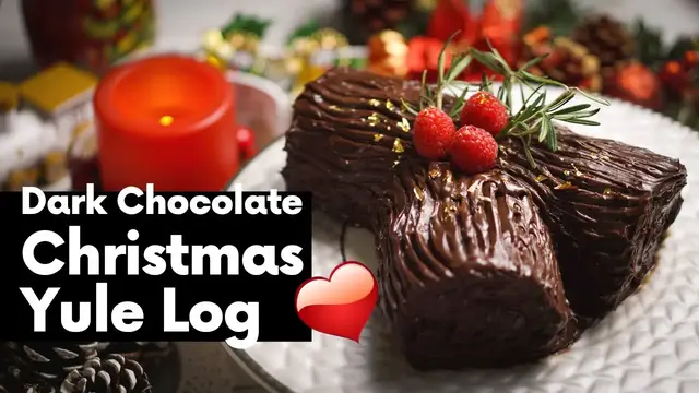 Video thumbnail for Yule Log | Bûche De Noël | Christmas Log Cake