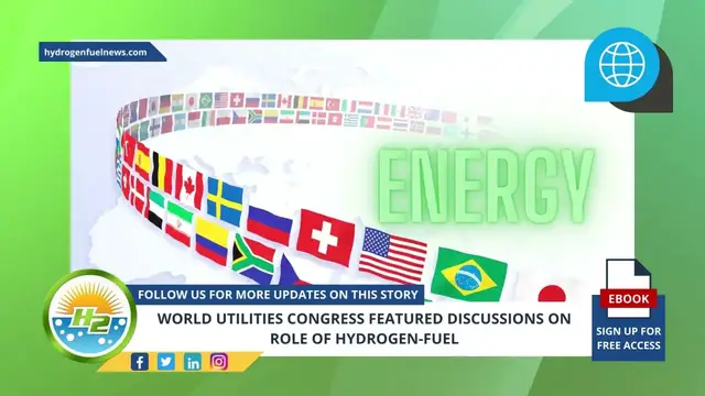 Video thumbnail for German - World Utilities Congress featured discussions on role of hydrogen fuel2