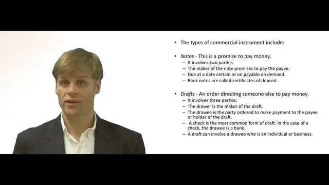 Video thumbnail for Types of Commercial Paper