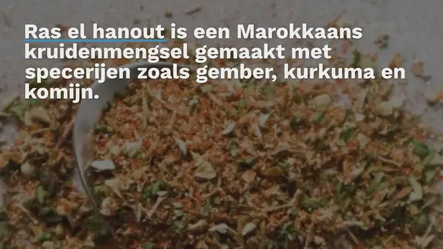 Video thumbnail for Ras el hanout
