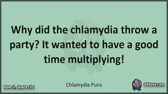 Video thumbnail for Chlamydia - Jokes, Puns, Wordplays, and Laughter