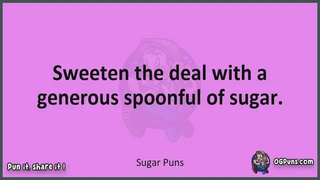 Video thumbnail for Sugar - Jokes, Puns, Wordplays, and Laughter