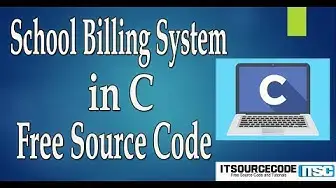 Video thumbnail for School Billing System in C with Source Code Free Download 2020 | C Projects with Source Code
