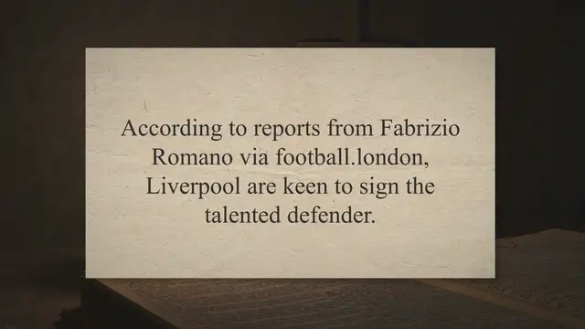 'Video thumbnail for Liverpool remain interested in highly rated 21-year-old Chelsea star'
