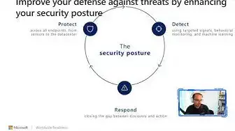 Video thumbnail for Protect hybrid workloads from threats using Azure Security Center