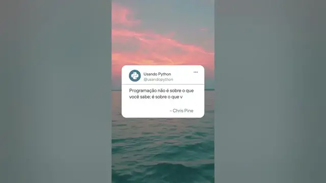 Video thumbnail for Dicas de Programação #shorts