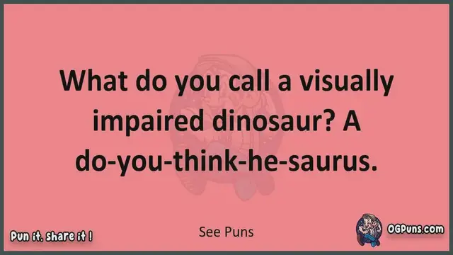 Video thumbnail for See - Jokes, Puns, Wordplays, and Laughter