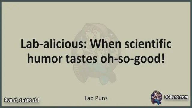 Video thumbnail for Lab - Jokes, Puns, Wordplays, and Laughter