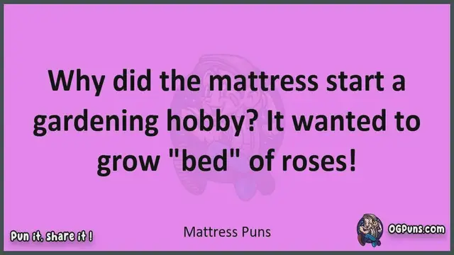 Video thumbnail for Mattress - Jokes, Puns, Wordplays, and Laughter