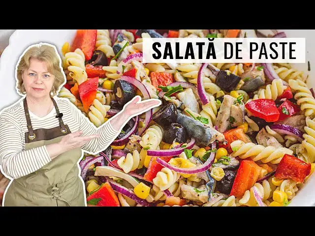 Video thumbnail for 👉 SALATĂ de PASTE cu pește marinat și legume - rețeta ideală pentru prânz sau cină