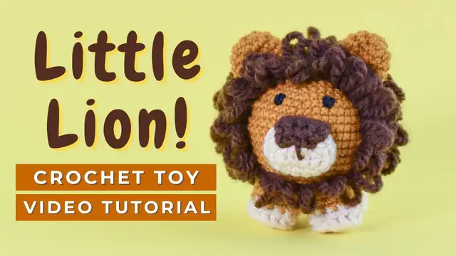 Video thumbnail for HOW TO CROCHET A LION. Amigurumi lion tutorial for beginners