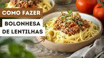 'Video thumbnail for Bolonhesa de lentilhas | Made by Choices'
