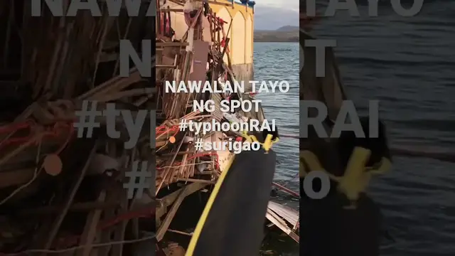 'Video thumbnail for DAY 1 NAWALAN TAYO NG FISHING SPOT DAHIL SA TYPHOON RAI'