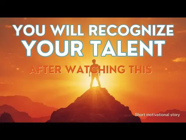 Video thumbnail for YOU WILL RECOGNIZE YOUR TALENT, AFTER WATCHING THIS | Short motivational story