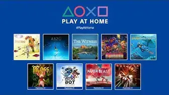 Video thumbnail for Play at Home 2021: Sony Gives Away Ten Free PS4 and PSVR Games
