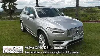 Video thumbnail for Volvo XC90 D5 Turbodiesel - Detalhes - NoticiasAutomotivas.com.br