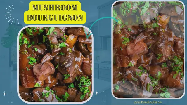 Video thumbnail for Mushroom Bourguignon