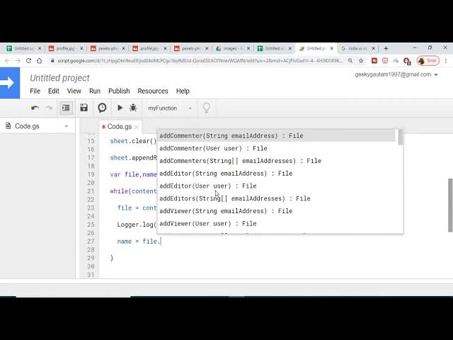 Video thumbnail for How to Save Google Drive Files in Google Spreadsheets Using Google Apps Script Example