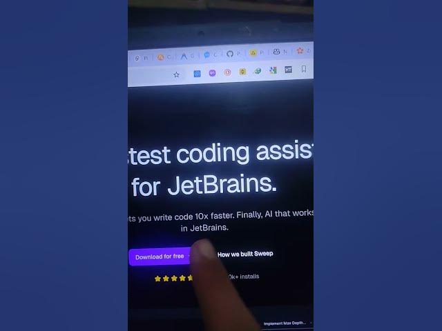 Video thumbnail for Sweep.dev – AI Coding Assistant for JetBrains That Writes & Fixes Code Fast #shorts