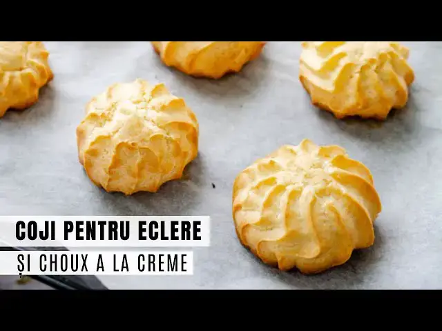 Video thumbnail for Coji de eclere și choux perfecte - rețeta pas cu pas | Bucate Aromate