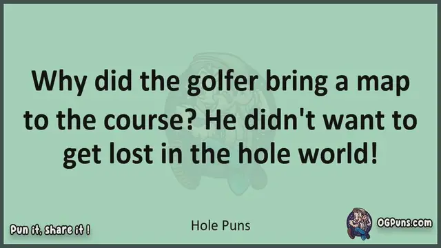 Video thumbnail for Hole - Jokes, Puns, Wordplays, and Laughter