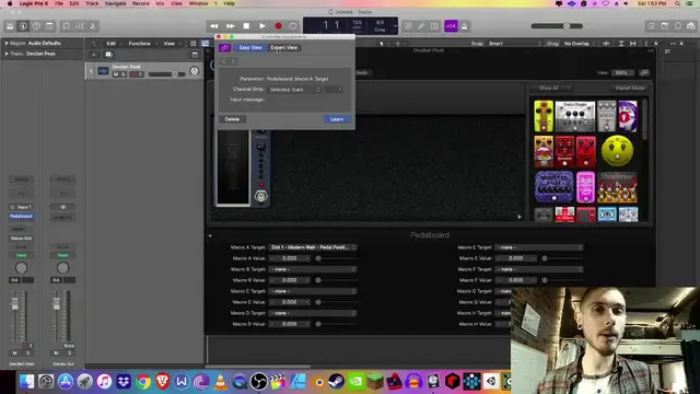 Video thumbnail for Controlling Pedalboard With An Expression Pedal - Logic Pro X Tutorial