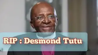 'Video thumbnail for Archbishop Desmond Tutu dies at 90'