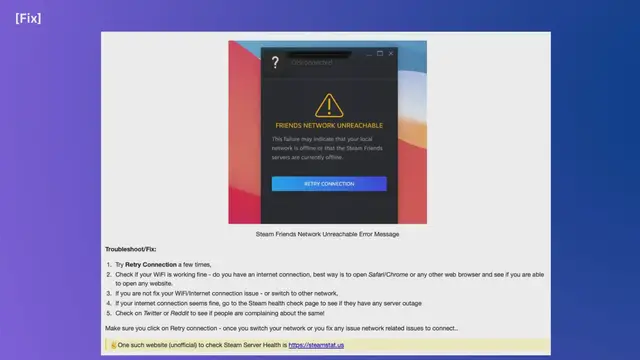 Video thumbnail for [Fix] Steam Friends Network Unreachable Error