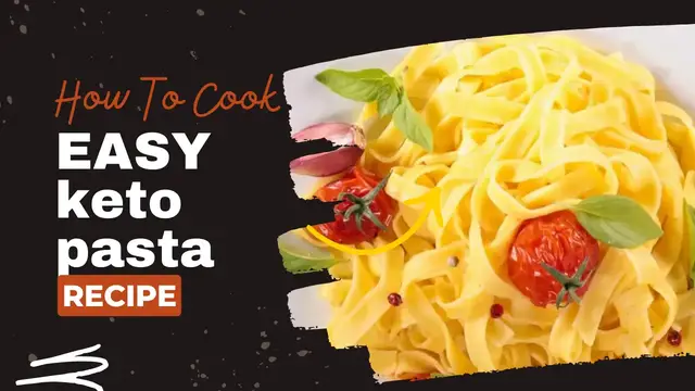 Video thumbnail for keto pasta recipe