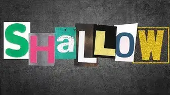 Video thumbnail for Do you know a shallow person?