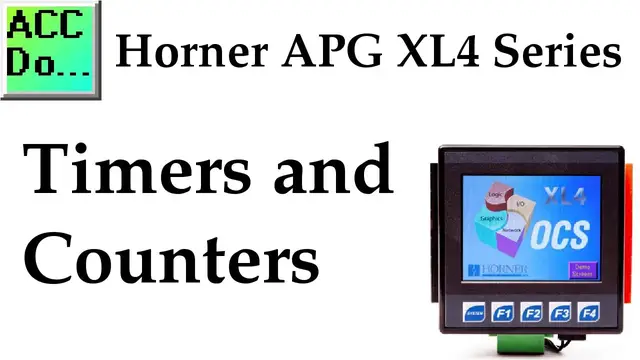 Video thumbnail for Horner XL4 Timers and Counters - All In One