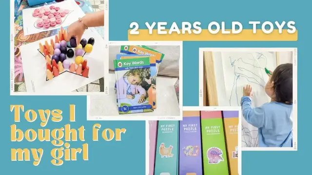 Video thumbnail for Toys I bought for my 2 years old toddler