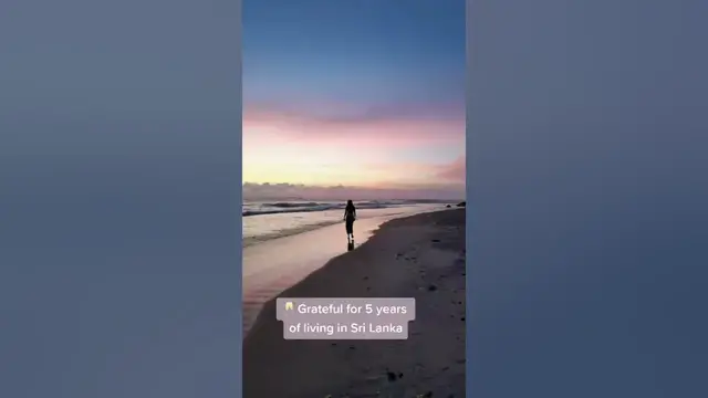 'Video thumbnail for Celebrating 5 years in Sri Lanka | Arugam Bay Trip #shorts #srilanka'