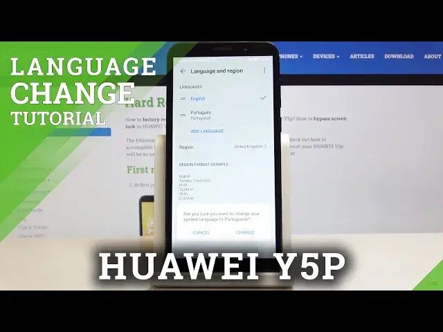 'Video thumbnail for How to Set Up Language Settings in Huawei Y5P - Change Language'