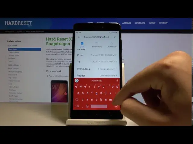 Video thumbnail for How to Add Event to Calendar in XIAOMI Redmi Note 4 – Set Up Reminder