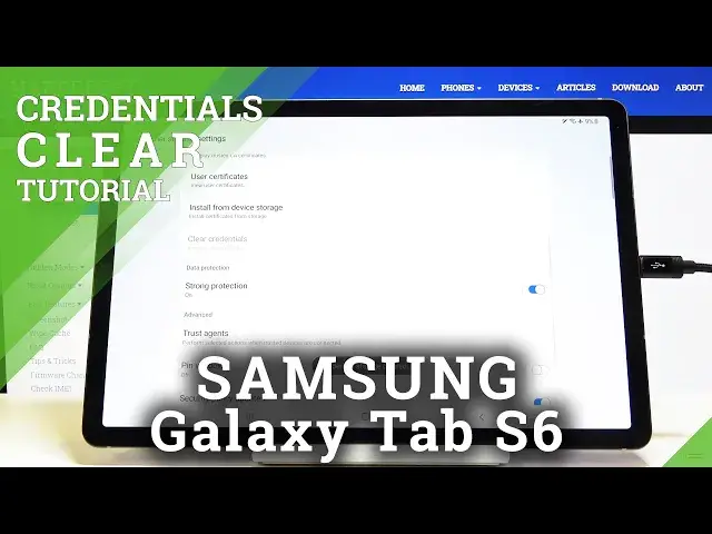 'Video thumbnail for How to Clear Credentials in SAMSUNG Galaxy Tab S6 – Clear Licenses'