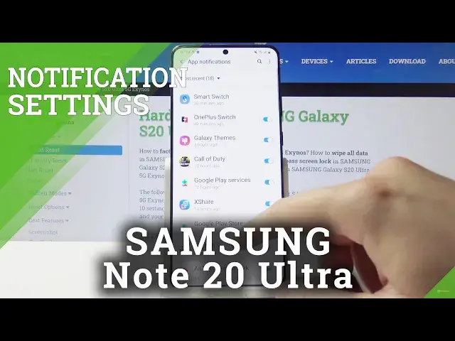 'Video thumbnail for How to Enter Notification Settings in SAMSUNG Galaxy S20 Ultra – Change Notification Options'