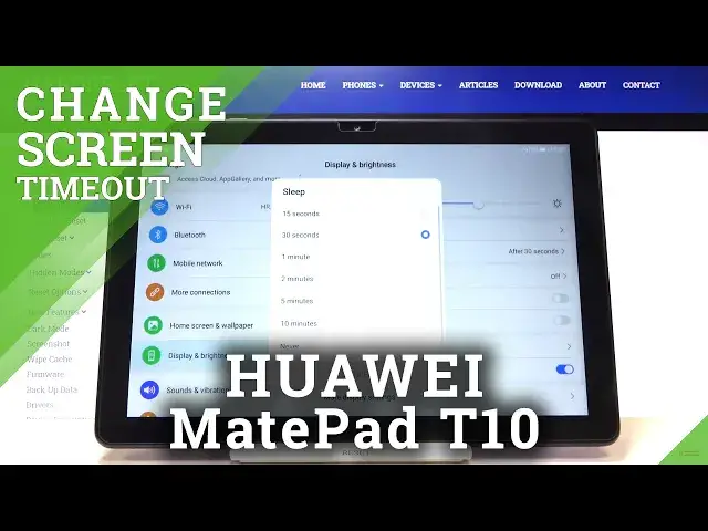 'Video thumbnail for How to Change Screen Timeout in HUAWEI MatePad T10 – Display Settings'